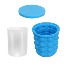 Contenitore ghiaccio raffredda bottiglia lattina bevande secchio silicone blu