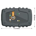 Caricabatterie caricatore mantenitore auto moto morsetti batteria 8 fasi cavetti