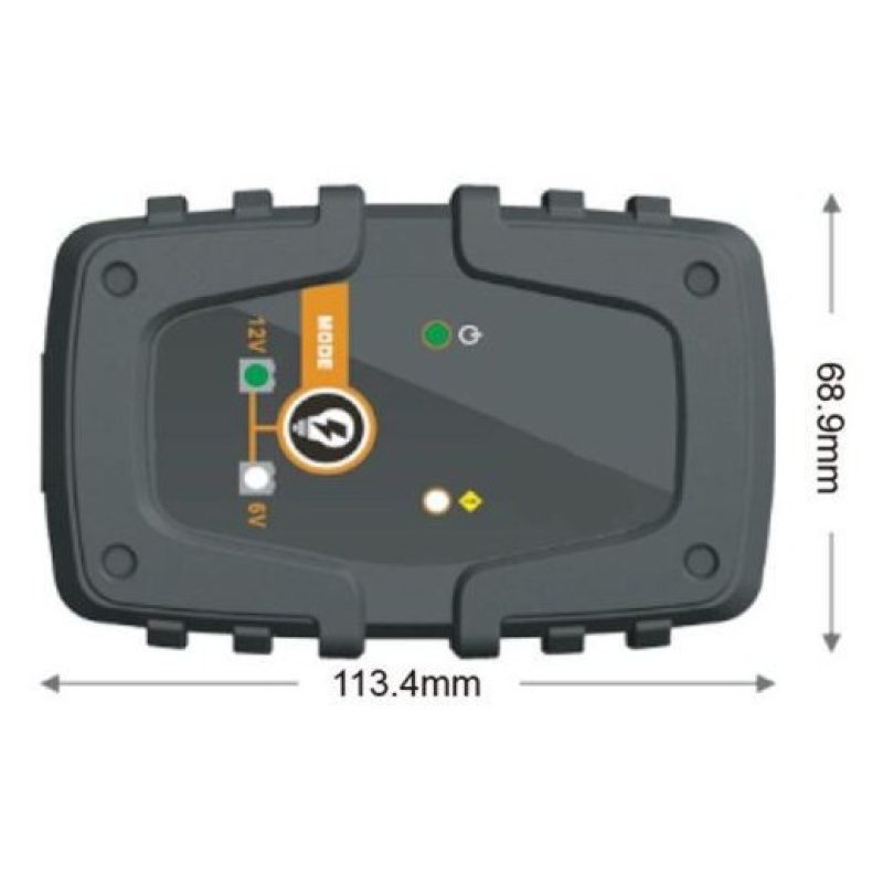 Caricabatterie caricatore mantenitore auto moto morsetti batteria 8 fasi cavetti