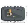Caricabatterie caricatore mantenitore auto moto morsetti batteria 8 fasi cavetti