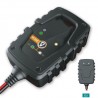 Caricabatterie caricatore mantenitore auto moto morsetti batteria 8 fasi cavetti