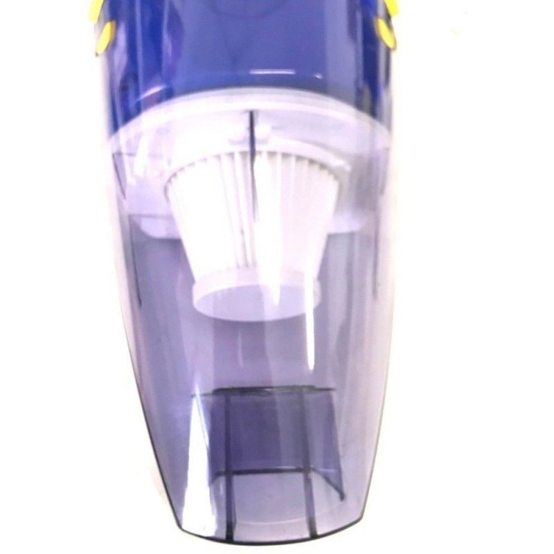 Aspirapolvere BLU compressore auto pulizia liquidi 120W led pressione gomme 