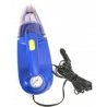 Aspirapolvere BLU compressore auto pulizia liquidi 120W led pressione gomme 