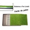  Lettiera MAXI wc per cani e gatti cuccioli di media taglia con erba sintetica assorbente ottima per addestramento Potty Patch