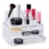 Organizzatore girevole portatrucco cosmetici box trucchi make up 18288