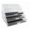 Organizzatore girevole portatrucco cosmetici box trucchi make up 18288
