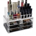 Organizzatore 4 portatrucco trucchi cosmetici box trucco make up donna 18286