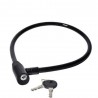 Catena con lucchetto bici sicurezza bicicletta scooter rivestita chiave sport 