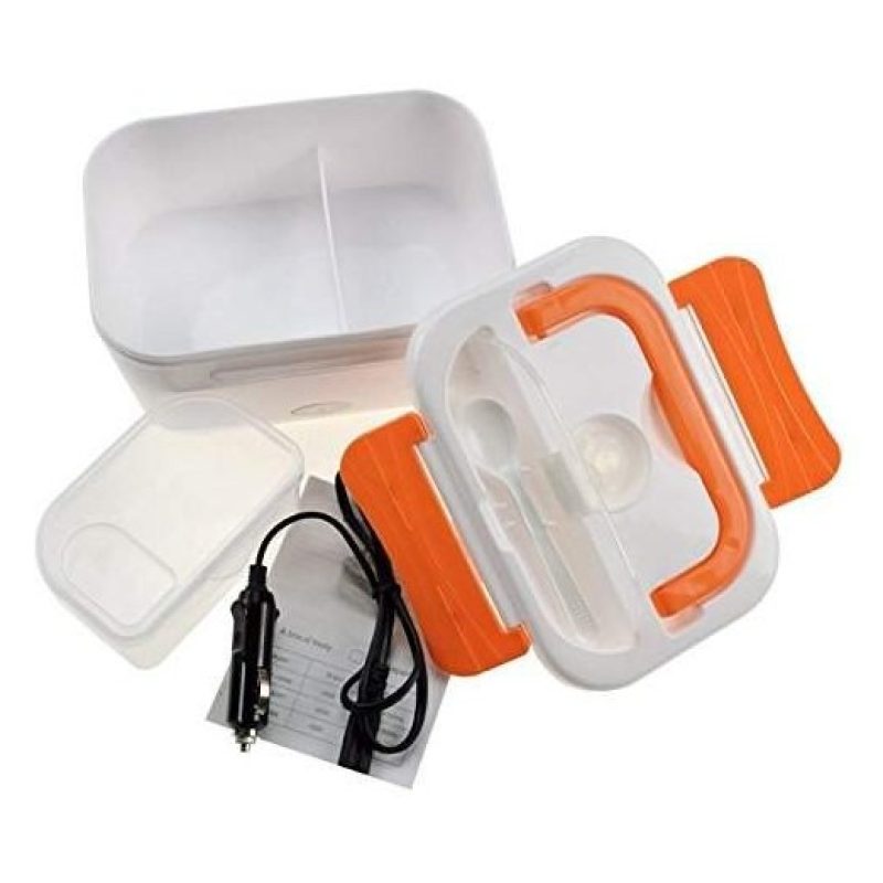 Scaldavivande Elettrico da auto Portatile Lunch Box per il pranzo con presa da accendisigari per auto 12V