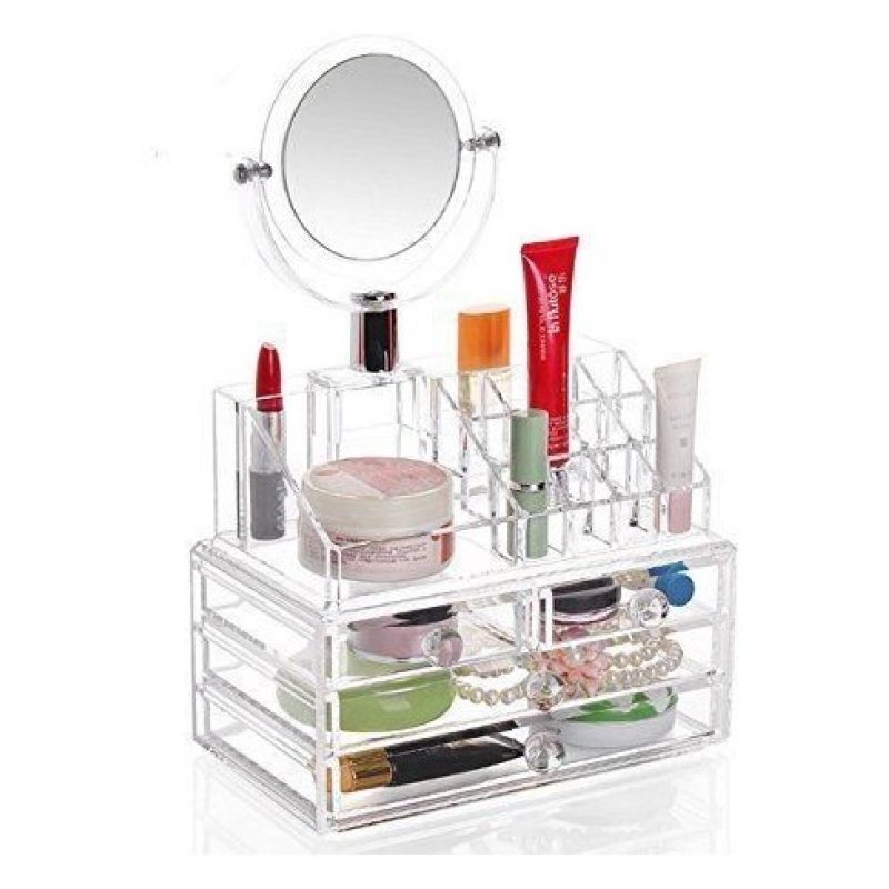 Organizzatore 5 portatrucco trucchi cosmetici box trucco make up donna 18289