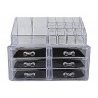 Organizzatore portatrucco cosmetici box trucchi make up donna specchio 18285