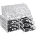 Organizzatore portatrucco cosmetici box trucchi make up donna specchio 18285