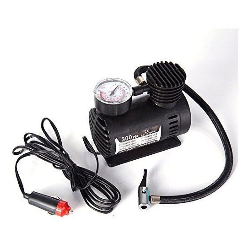 Compressore Aria 12V 300 PSI Portatile Per Auto Bici presa accendisigari piccolo