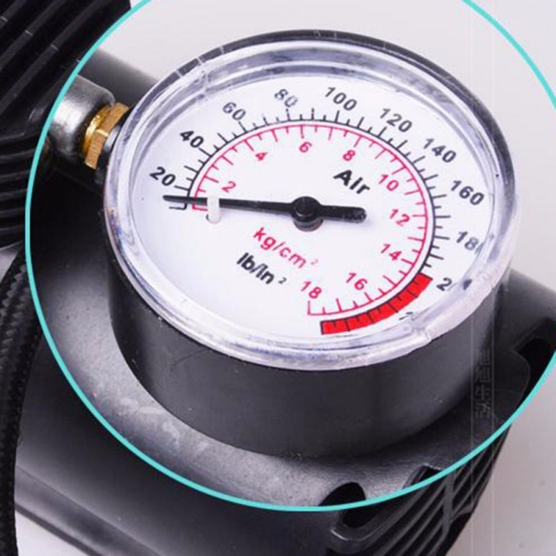 Compressore Aria 12V 300 PSI Portatile Per Auto Bici presa accendisigari piccolo