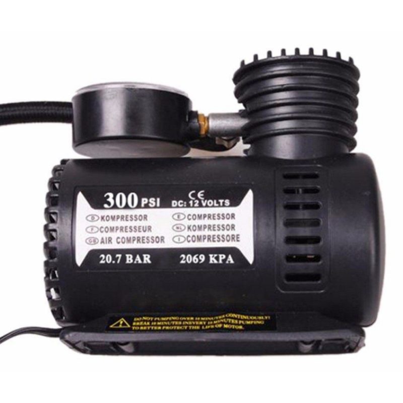 Compressore Aria 12V 300 PSI Portatile Per Auto Bici presa accendisigari piccolo