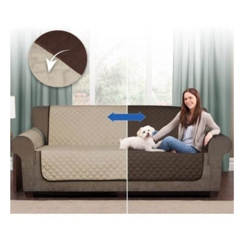 Copri divano reversibile protezione federa sofa peli cane gatto polvere coat 