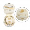 Box legno porta dentini da latte per maschio e femmina denti bambini cofanetto 