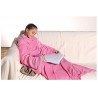 Coperta plaid maniche pile 180 X 137 cm vari colori calda inverno casa coperte 