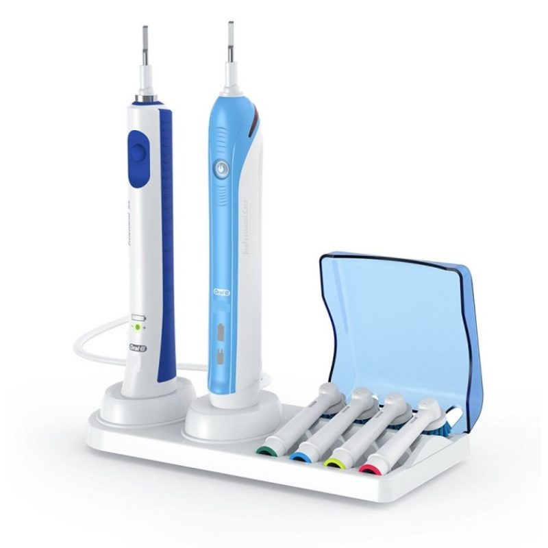 Porta spazzolino elettrico base caricatore compatibile con oral-b supporto 
