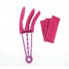 2x Panno microfibra pulizia persiane pulisci veneziane tapparelle spolvera casa 