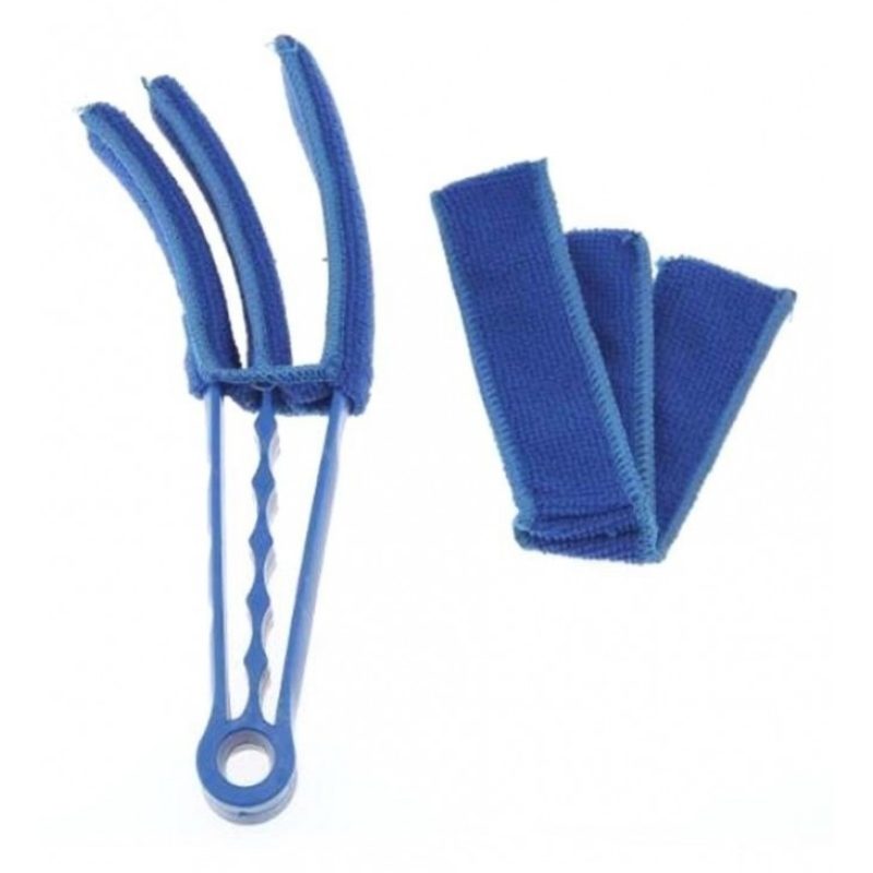 2x Panno microfibra pulizia persiane pulisci veneziane tapparelle spolvera casa 