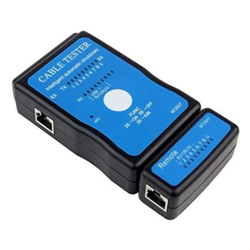 Tester cavi rete connessione Multifunzionale con segnalazione LED RJ45 RJ11 USB Cavo Tester Network Rete
