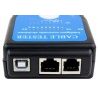 Tester cavi rete connessione Multifunzionale con segnalazione LED RJ45 RJ11 USB Cavo Tester Network Rete