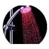 Soffione telefono Doccia colorato LED con sensore di temperatura 3 differenti colorazioni