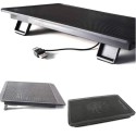 Base di appoggio e raffreddamento per PC portatili (14" max) con ventola silenziosa alimentata tramite USB e piedini di rialzo