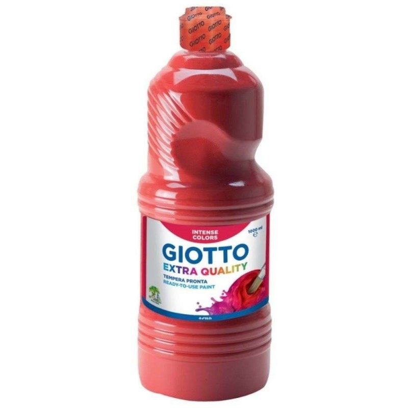 2x Tempera pronta GIOTTO 500 ml colore intenso liquida bambini scuola gioco 