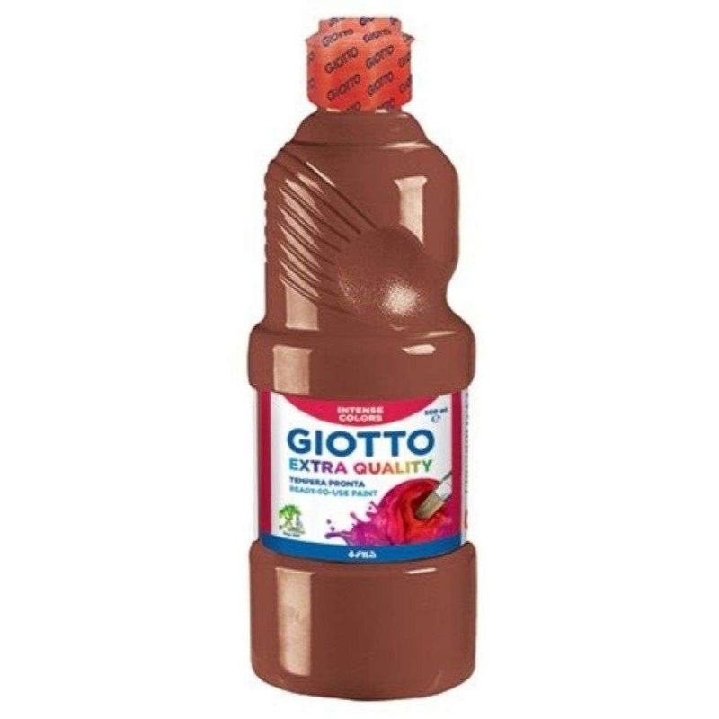 2x Tempera pronta GIOTTO 500 ml colore intenso liquida bambini scuola gioco 
