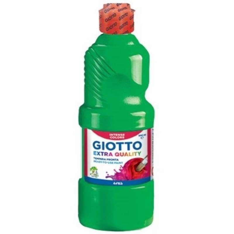 2x Tempera pronta GIOTTO 500 ml colore intenso liquida bambini scuola gioco 