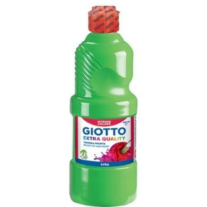 2x Tempera pronta GIOTTO 500 ml colore intenso liquida bambini scuola gioco 