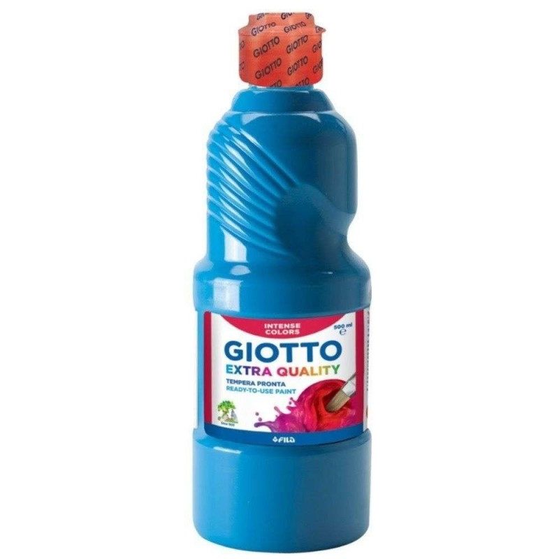2x Tempera pronta GIOTTO 500 ml colore intenso liquida bambini scuola gioco 