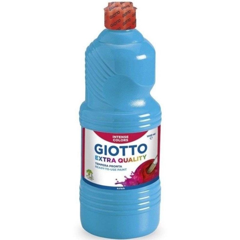 2x Tempera pronta GIOTTO 500 ml colore intenso liquida bambini scuola gioco 