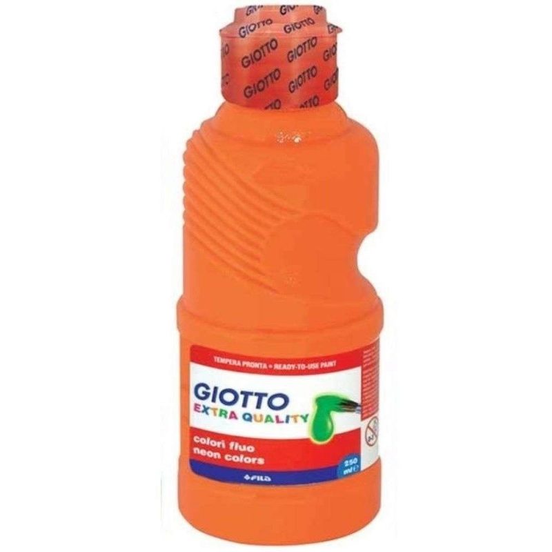 2x Tempera pronta GIOTTO 500 ml colore intenso liquida bambini scuola gioco 