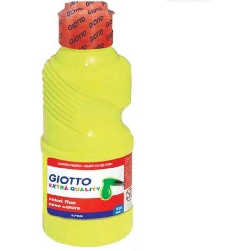 2x Tempera pronta GIOTTO 500 ml colore intenso liquida bambini scuola gioco 