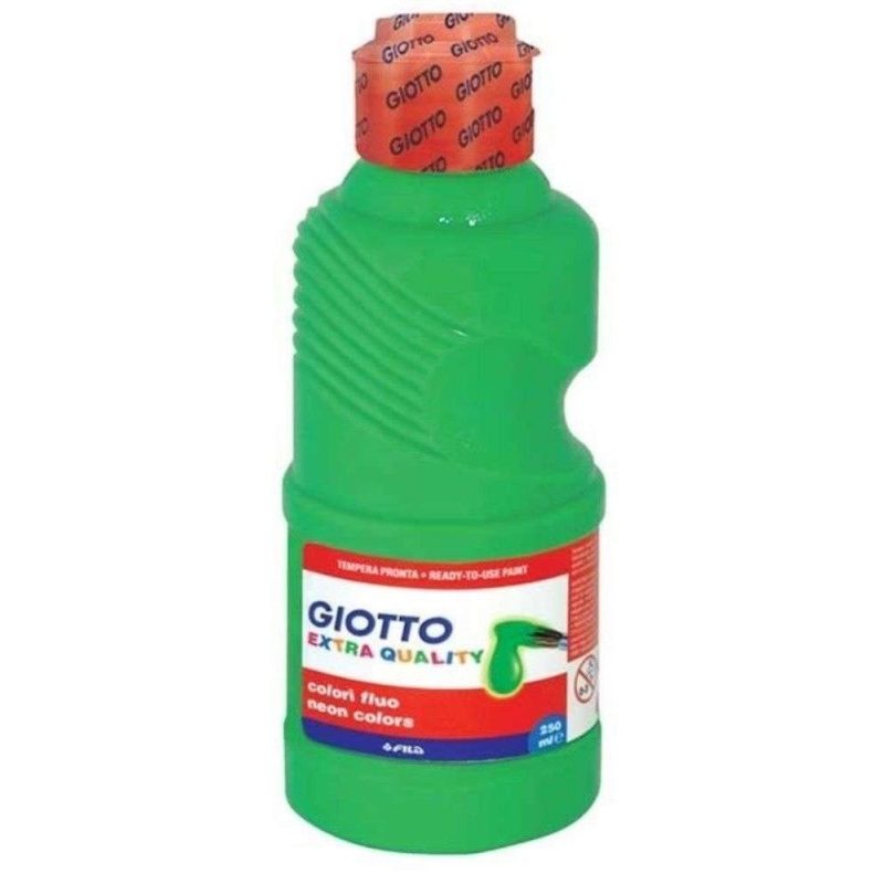 2x Tempera pronta GIOTTO 500 ml colore intenso liquida bambini scuola gioco 