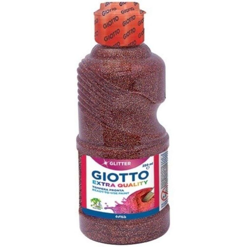 2x Tempera pronta GIOTTO 250 ml colore intenso FLUO liquida bambini scuola gioco 