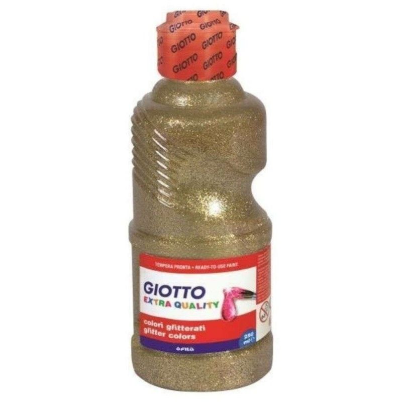 2x Tempera pronta GIOTTO 250 ml colore intenso FLUO liquida bambini scuola gioco 