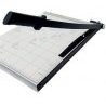 Taglierina a leva taglia carta fogli con formato massimo A4 ed inferiori ghigliottina in metallo con base di lavoro centimetrata