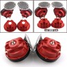 Coppia Trombe tuning auto cromate 12v moto camper clacson automobile bitonali